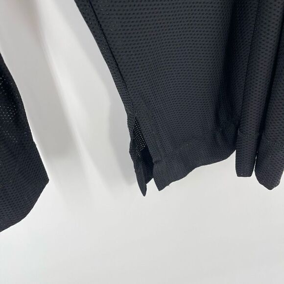 Relax by Lynn Ritchie mesh oversized shirt top small black workout exercise - Picture 2 of 11